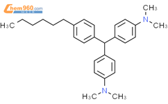 Benzenamine, 4,4'-[(4-hexylphenyl)methylene]bis[N,N-dimethyl-结构式图片|65444-20-4结构式图片