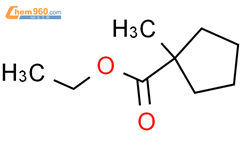 ethyl 1-methylcyclopentanecarboxylate结构式图片|6553-72-6结构式图片