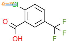 2-氯-5-(三氟甲基)苯甲酸结构式图片|657-06-7结构式图片