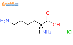 L-赖氨酸盐酸盐结构式图片|657-27-2结构式图片