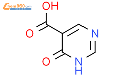 6-氧代-1,6-二氢嘧啶-5-甲酸结构式图片|65754-04-3结构式图片