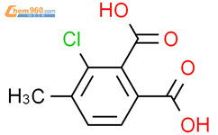 1,2-BENZENEDICARBOXYLIC ACID, 3-CHLORO-4-METHYL-结构式图片|65770-15-2结构式图片
