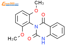 2,4(1H,3H)-Quinazolinedione, 3-(2,6-dimethoxyphenyl)-结构式图片|658072-99-2结构式图片