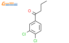1-Butanone, 1-(3,4-dichlorophenyl)-结构式图片|6582-45-2结构式图片