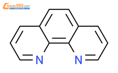 1,10-菲罗啉结构式图片|66-71-7结构式图片