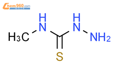 4-甲基氨基硫脲结构式图片|6610-29-3结构式图片