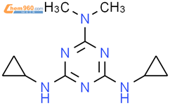 1,3,5-Triazine-2,4,6-triamine, N',N''-dicyclopropyl-N,N-dimethyl-结构式图片|66215-25-6结构式图片