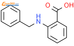 N-苄基氨茴酸结构式图片|6622-55-5结构式图片