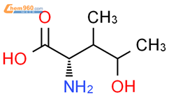(2S)-2-amino-4-hydroxy-3-methylpentanoic acid结构式图片|663191-26-2结构式图片