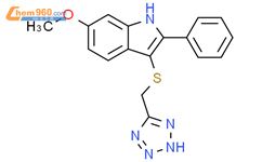 Methoxy Phenyl H Tetrazol Ylmethylsulfanyl H Indole