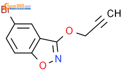 1,2-Benzisoxazole, 5-bromo-3-(2-propynyloxy)-结构式图片|66571-01-5结构式图片