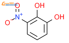 3-硝基-1,2-苯二醇结构式图片|6665-98-1结构式图片