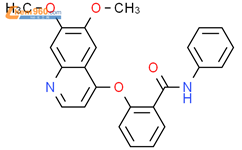 Benzamide, 2-[(6,7-dimethoxy-4-quinolinyl)oxy]-N-phenyl-结构式图片|666730-20-7结构式图片