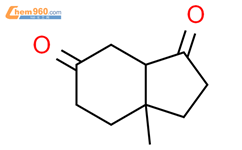 1H-Indene-1,6(2H)-dione, hexahydro-3a-methyl-结构式图片|66708-23-4结构式图片