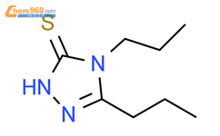 4,5-二丙基-4H-1,2,4-三唑-3-硫醇结构式图片|667444-91-9结构式图片