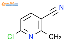 6-氯-2-甲基烟腈结构式图片|66909-36-2结构式图片