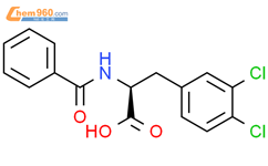 (2S)-2-benzamido-3-(3,4-dichlorophenyl)propanoic acid结构式图片|669775-24-0结构式图片