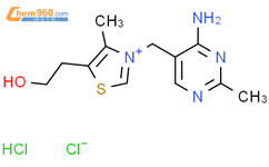 盐酸硫胺结构式图片|67-03-8结构式图片