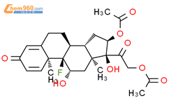 曲安西龙双醋酸酯结构式图片|67-78-7结构式图片