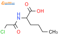 N-氯乙酰-DL-正亮氨酸结构式图片|67206-26-2结构式图片