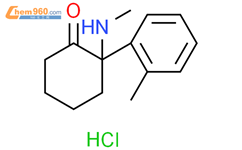 2-(甲基氨基)-2-邻甲苯-环己酮 盐酸结构式图片|6728-51-4结构式图片