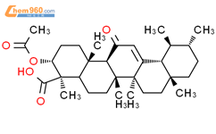 乙酰基-11-酮基-beta-乳香酸结构式图片|67416-61-9结构式图片