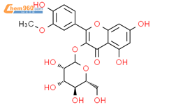 异鼠李素-3-O-半乳糖苷结构式图片|6743-92-6结构式图片