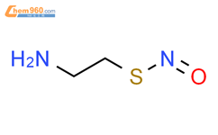 S-nitroso-2-mercaptoethylamine结构式图片|67616-42-6结构式图片