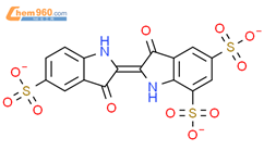 靛蓝三磺酸钾结构式图片|67627-18-3结构式图片