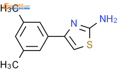 4-(3,5-二甲基苯基)噻唑-2-胺结构式图片|676348-25-7结构式图片