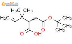 (2S)-(叔丁基羰基氨基)-3,3-二甲基戊-4-烯酸结构式图片|676629-90-6结构式图片