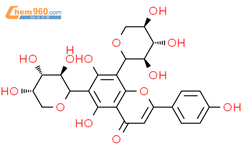芹菜素-6-C-Α-L-吡喃阿拉伯糖-8-C-Β-D-吡喃木糖苷