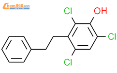 2,4,6-trichloro-3-(2-phenylethyl)phenol