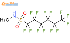 N-甲基全氟己基磺酰胺结构式图片|68259-15-4结构式图片