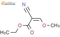 2-氰基-3-甲氧基丙烯酸乙酯结构式图片|68350-76-5结构式图片