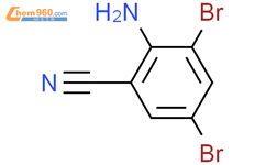 2-氨基-3,5-二溴苯腈结构式图片|68385-95-5结构式图片