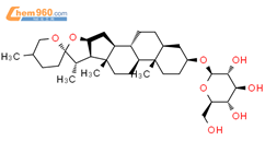 知母皂苷Ａ１结构式图片|68422-00-4结构式图片