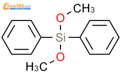 二苯基二甲氧基硅烷结构式图片|6843-66-9结构式图片