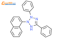 2-naphthalen-1-yl-3,5-diphenyl-1H-tetrazole结构式图片|685110-14-9结构式图片