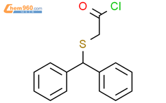 Acetyl chloride, [(diphenylmethyl)thio]-结构式图片|68524-29-8结构式图片