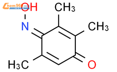 2,5-环己二烯-1,4-二酮，2,3,5-三甲基-，4-肟结构式图片|68599-81-5结构式图片