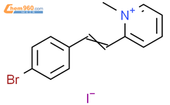2-[(E)-2-(4-溴苯基)乙烯基]-1-甲基吡啶-1-碘化鎓结构式图片|68710-16-7结构式图片