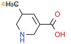 3-Pyridinecarboxylic acid, 1,2,5,6-tetrahydro-5-methyl-结构式图片|68710-79-2结构式图片