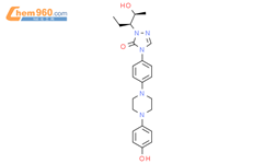2-[(1s,2s)-1-乙基-2-羟基丙基]-2,4-二氢-4-[4-[4-(4-羟基苯基)-1-哌嗪]苯基]-3H-1,2,4-噻唑-3-酮结构式图片|687132-01-0结构式图片