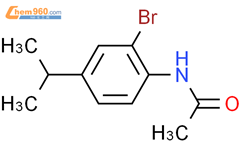 N-(2-溴-4-异丙基苯基)-乙酰胺结构式图片|68748-07-2结构式图片