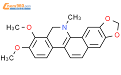 二氢白屈菜红碱标准品结构式图片|6880-91-7结构式图片