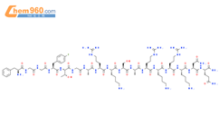 L-Glutamamide, L-phenylalanylglycylglycyl-4-fluoro-L-phenylalanyl-L-threonylglycyl-L-alanyl-L-arginyl-L-lysyl-L-seryl-L-alanyl-L-arginyl-L-lysyl-L-arginyl-L-lysyl-L-asparaginyl-结构式图片|688802-59-7结构式图片