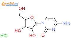 盐酸阿糖胞苷结构式图片|69-74-9结构式图片