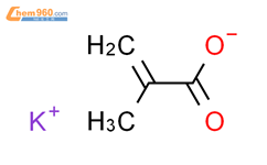 甲基丙烯酸钾结构式图片|6900-35-2结构式图片
