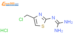 [4-(Chloromethyl)-2-thiazolyl] Guanidine mono hydrochloride结构式图片|69014-12-6结构式图片
